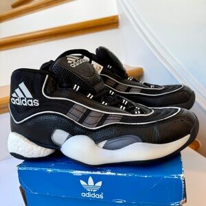 NWT Adidas Never Made 98 X Crazy BYW in black / white sneakers